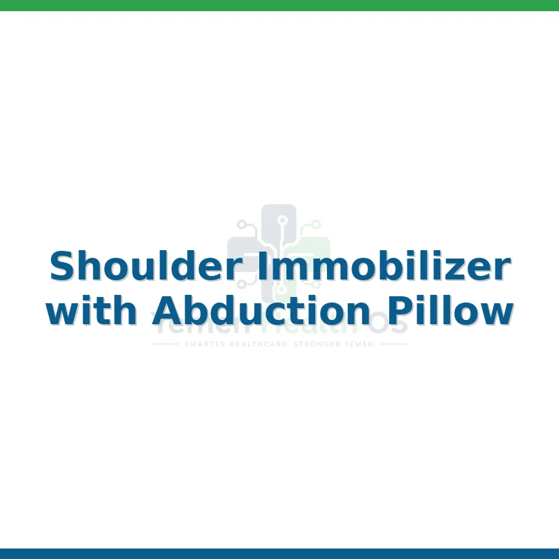 Shoulder Immobilizer with Abduction Pillow
