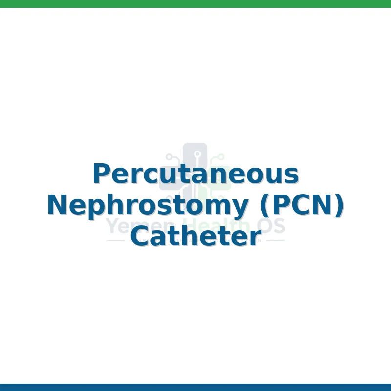 Percutaneous Nephrostomy (PCN) Catheter