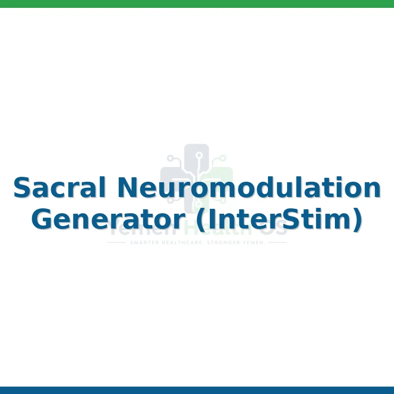 Sacral Neuromodulation Generator (InterStim)
