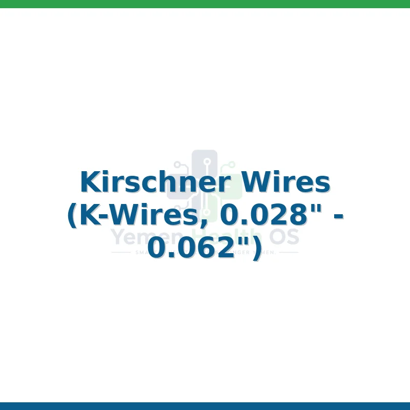 Kirschner Wires (K-Wires, 0.028" - 0.062")