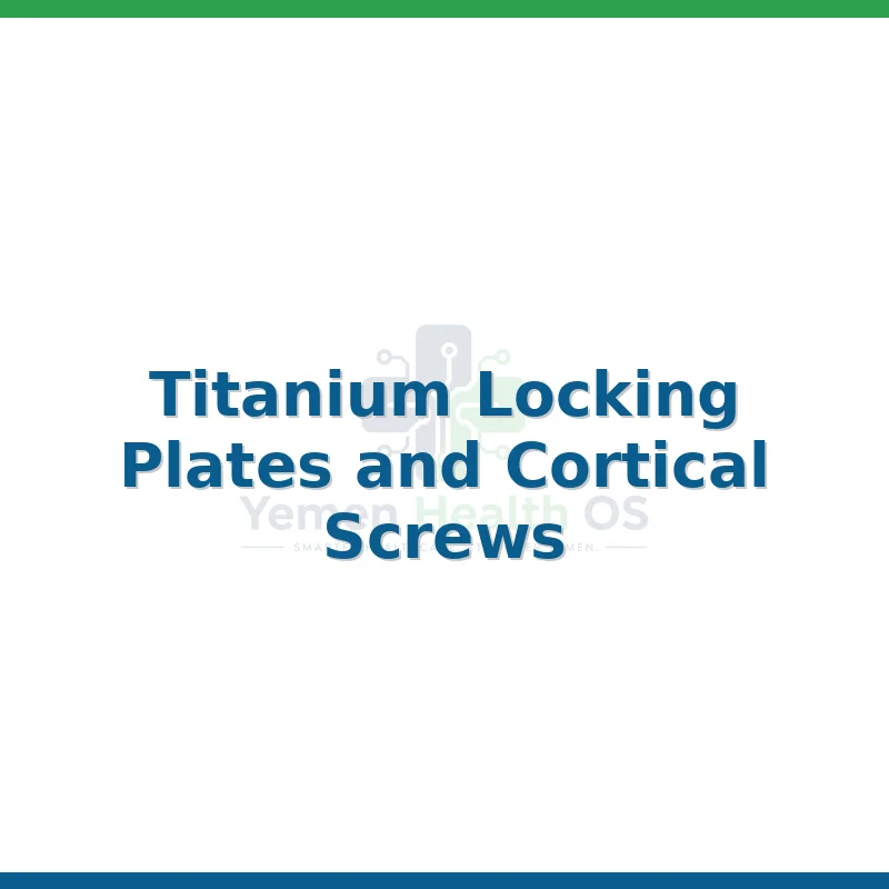 Titanium Locking Plates and Cortical Screws