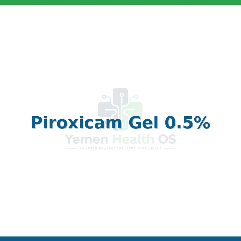 Piroxicam Gel
