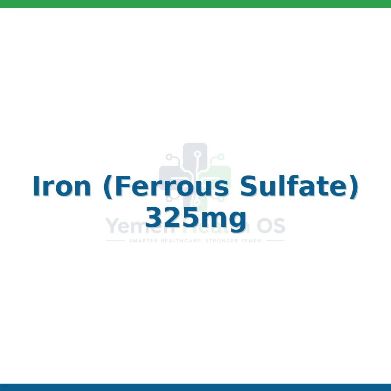 Iron (Ferrous Sulfate)